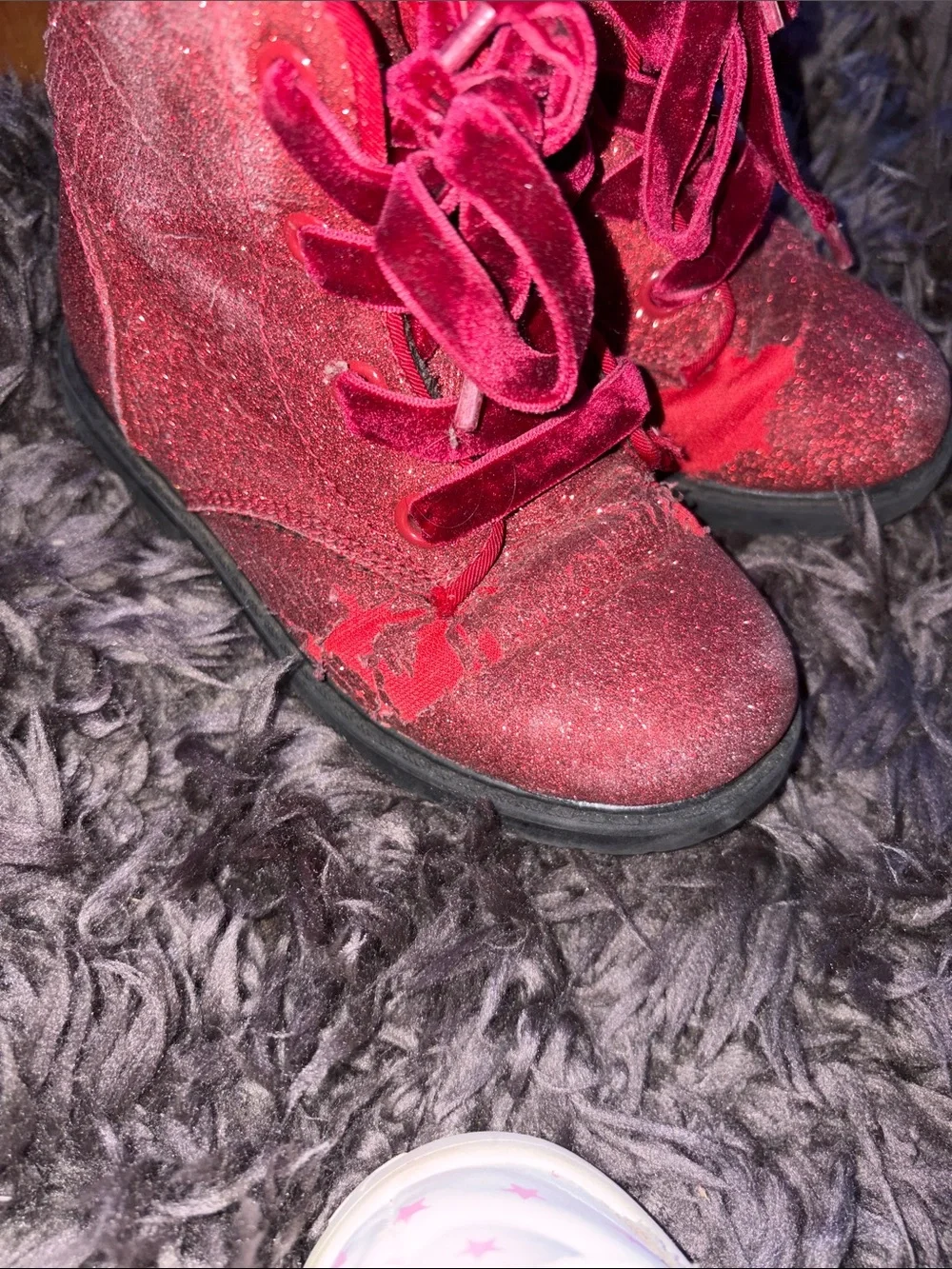 4 Pairs of Girls' Glitter Sparkly Kids Shoes - 9